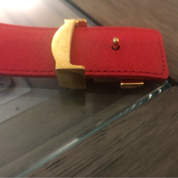Louis Vuitton Monogram Red Reversible Women’s Belt - Picture 4 of 5